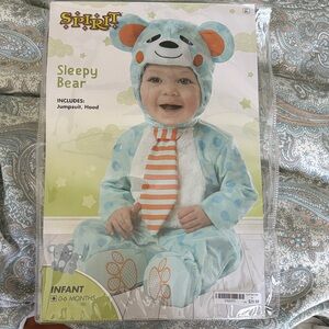 Spirit Blue and Orange Sleepy Bear Costume